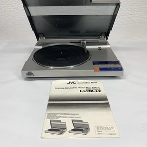 JCV L-L1 Vollautomatischer Riemenantrieb Plattenspieler nur Teile oder Reparatur LESEN - Bild 1 von 12