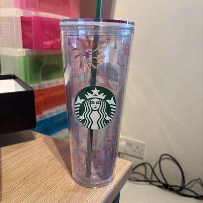 Starbucks x Walt Disney World 4 Parks Icons 24oz Tumbler MK HS AK epcot - Image 1 of 4