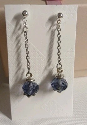 Set Due Paia Di Orecchini Donna Con Cristalli Argento Offerta💙 LuaCreazioni 💙 - Immagine 1 di 4