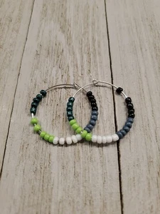 Aromantic Earrings Aromantic Hoop Earrings Pride LGBTQ - Picture 1 of 1