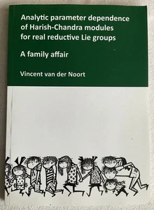 “Analytic Parameter Dependence Of Harish-Chandra Modules” V. Van Der Noort Book - Picture 1 of 22