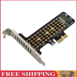 SSD M.2 NVME to PCI-E X1 Adapter Support PCI-E4.0/3.0 (Half-Height Baffle) - Afbeelding 1 van 7