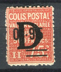 FRANCE; 1938 Colis Postaux Parcel Post ' D ' Optd Mint hinged 95c. value - Picture 1 of 1