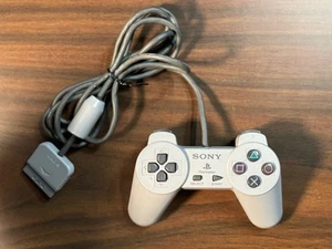 Original OEM Sony PlayStation 1 PS1 Grau Controller Gamepad SCPH-1080 Getestet - Bild 1 von 9