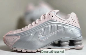 Nike Shox R4 Barely Rose Rosa-Metálico Platino Mujer Talla 5 NUEVO 🔥 AR3565-600 - Imagen 1 de 7