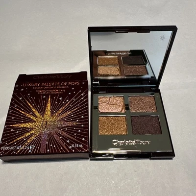 Paleta de sombra de ojos Charlotte Tilbury Luxury Pops cuatro ojos celestes Foto 1 de 4