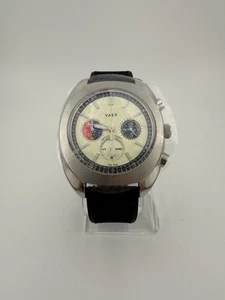 Vaer R1 USA Racing Chronograph Cream 42mm - 2 Straps - Picture 1 of 11