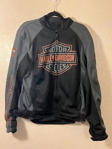 Men's Harley Davidson Bar & Shield Logo Mesh Jacket, size Medium - Picture 1 of 16