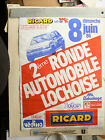 Affiche d'époque 2 ème Ronde Auto  Lochoise  1986   Renault 5 Alpine  R5  Rallye