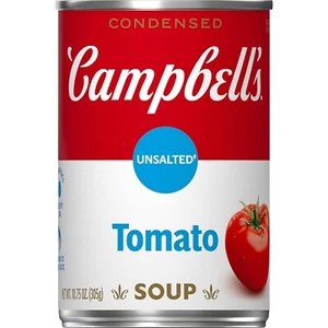 Campbell's Condensed Unsalted Tomato Soup, 10.75 Ounce Can - Picture 1 of 7