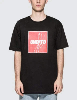 Undefeated Box Tear T-Shirt Mens Size Small Black with Red White Print - Image 1 of 2