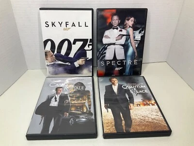Daniel Craig/James Bond Lot Of 4 Movie DVD 007,Spectre,Quantum Of Solace,Casino - Image 1 of 4