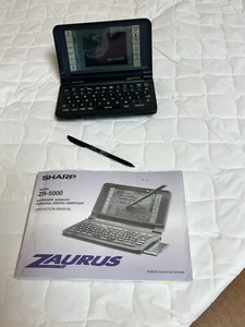 Sharp Zaurus PDA Personal Electronic Organizer (ZR-5000), Tested & Works - Zdjęcie 1 z 6