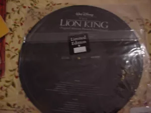 LION KING picture disc soundtrack, SEALED limited edition WALT DISNEY - Picture 1 of 2