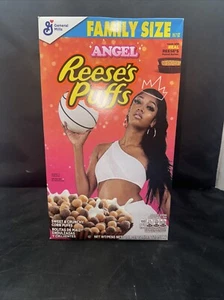 Angel Reese WNBA Reeses Puffs Cereal LIMITED EDITION. 19.7oz FAMILY  CHICAGO SKY - Picture 1 of 6
