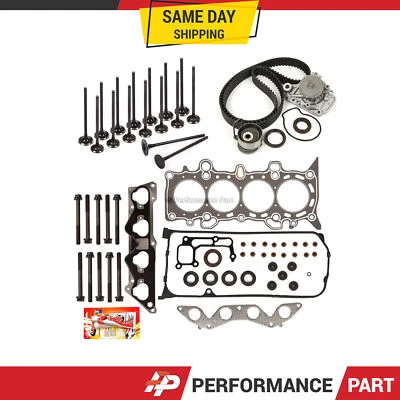 Juego de juntas de culata válvulas correa de distribución apto 01-05 Honda Civic 1.7L D17A2 D17A6 Foto 1 de 4