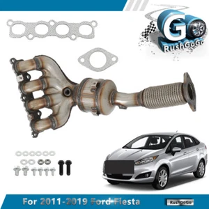 Manifold Exhaust Catalytic Converter For Ford Fiesta 1.6L 2011-2019 Direct Fit - Picture 1 of 15