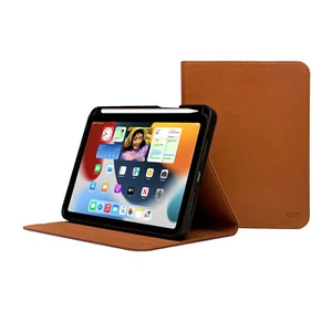 iPad 10. Gen 10,9" echt geschnitztes Leder Case - mit & ohne Stifthalter - Bild 1 von 8