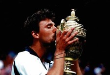 Goran Ivanisevic Signed 12X8 PHOTO Genuine Signature Tennis Legend AFTAL COA (D)