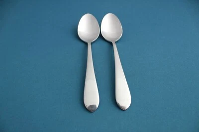 2 cucharaditas toalla boston antigua brillante 18/8 acero inoxidable Corea difícil de encontrar 6 1/8" Foto 1 de 4