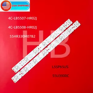 4pcs 4C-LB5507-HR02J 4C-LB5508-HR02J LED Strips for TCL 55S425 55S421 55S423 - Picture 1 of 6