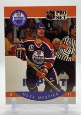 1990 NHL Pro Set MARK MESSIER #91 Edmonton Oilers Hockey Card 