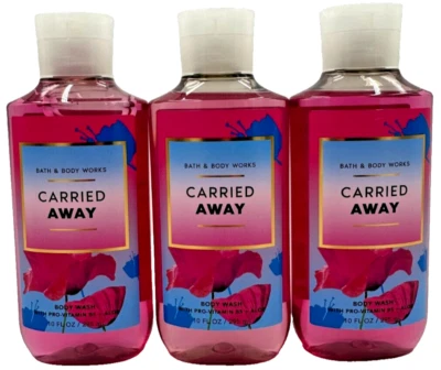 Bath & Body Works LOT of 3 Bottles CARRIED AWAY Body Wash Shower Gel 10 oz - Image 1 of 2