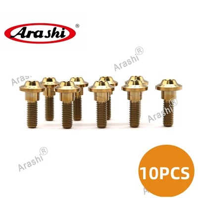 Front Brake Rotor Bolts Screws for Yamaha YZF R1 2007-2014 YZF R6 2005-2016 2010 - Image 1 of 4