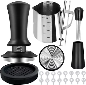 22 PCS Coffee Tamper Set, Espresso Accessories Barista Kit, with 51Mm Espresso T - Picture 1 of 7