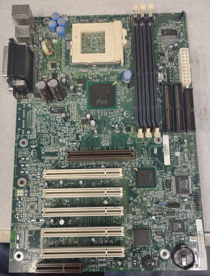 Gateway A19243-406 Socket 370 Motherboard Vintage PC Repair Parts - Image 1 of 3