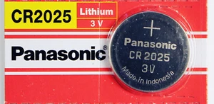 5 Stück Panasonic CR2025 2025 Lithium Knopfzelle Batterie 165mAh,3V, Versand aus Kanada - Bild 1 von 2