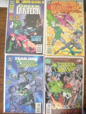 4 Green Lantern Annual #1,2,3,4,5 1992-96 Eclipso Blood Lines Dead Earth