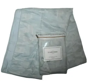 Williams Sonoma Ikat silk blend pastel green Standard pillow Sham 20" x 27" - Picture 1 of 3