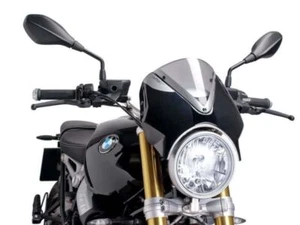 Puig Retrovision Negro Semi Carenado y Luz Pantalla Humo BMW R Nine T 14-24 - Imagen 1 de 1