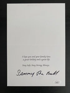 Sammy "The Bull" Gravano Signed Christmas Card 🔥 🔥🔥 THE MAFIA JSA COA - Picture 1 of 2