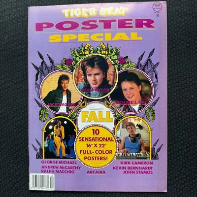 TIGER BEAT FALL 1986 POSTER CALENDAR Magazine John Taylor, George, Arcadia, Kirk Foto 1 de 4