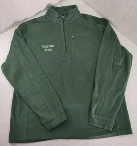 Pullover L.L Bean Green Quarter Cremallera Augusta Trails XL Usado - Imagen 1 de 12