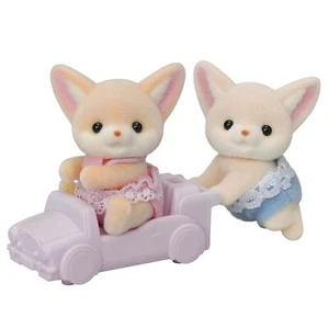 Sylvanian Families Fennec Twins Ki-13 EPOCH Calico Critters Doll & Furniture NEW - Picture 1 of 5
