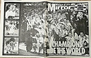 INGLATERRA Rugby Copa Mundial Ganador Final 2003 Periódico 2023 Unión All Blacks League - Imagen 1 de 12