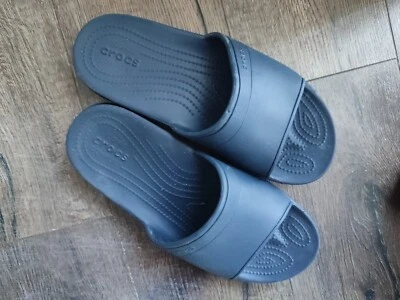 Ionic Crocs Comfort Badelatschen Gr.8 Herren blau Neu ohne Verpackung  - Bild 1 von 3