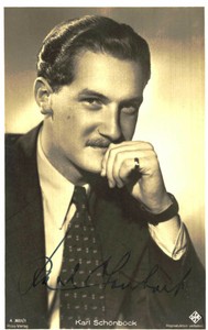 Karl Schönböck Original Signature On Ross Card No. 5969 A