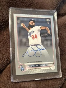 2022 Topps Chrome Andre Jackson Autograph Rookie Auto RC #RA-AJ Dodgers MINT - Picture 1 of 6
