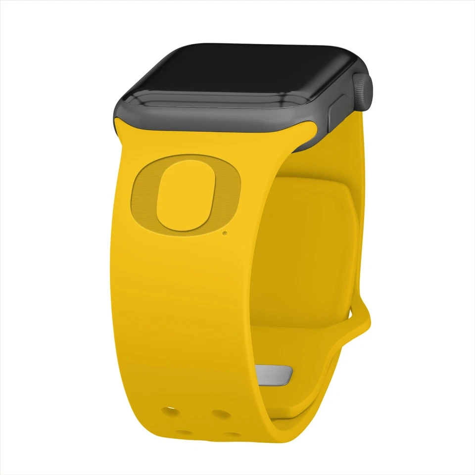 Correa de reloj de silicona grabada Oregon Ducks para Apple Watch Foto 1 de 1