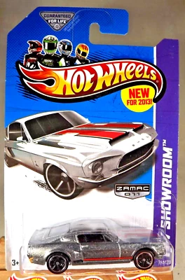 Hot Wheels Walmart #11 Zamac #245 HW 2013 sala de exposición-rendimiento '68 Shelby GT500 Foto 1 de 4