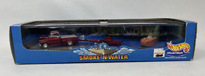 Hot Wheels Collectibles Smoke 'N Water in Display Case/new In Box/free Shipping