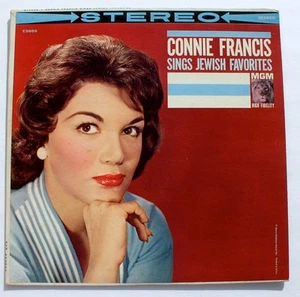 CONNIE FRANCIS Sings Jewish Favorites - STEREO LP - Havah Negilah / 11 more - Picture 1 of 3