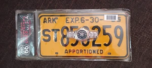 Route 66 USA Autokennzeichen Original mit Herren Armbanduhr und Zertifikat OVP - Bild 1 von 5