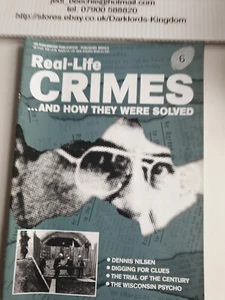 Real life Crimes magazine... And How They Were Solved. Vol 1 Issue #6 Free P&P - Picture 1 of 3