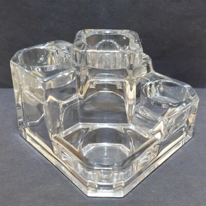 PartyLite Crystal Castle 5 Tier Candle Holder Tea Light Retired - Swanky Barn - Picture 1 of 12