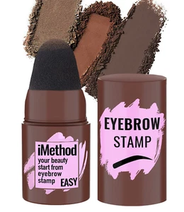 Eyebrow Stamp for Eyebrow Stencil Kit - Brow Stamp Refill Eyebrow Powder, Brown - Picture 1 of 8